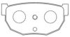 AISIN ASN-89 Brake Pad Set, disc brake